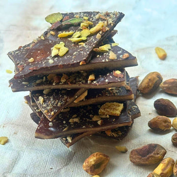 Pistachio & Maldon Sea Salt Toffee Bark