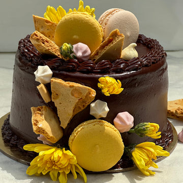 Honeycomb Celebration Chocolate Cake