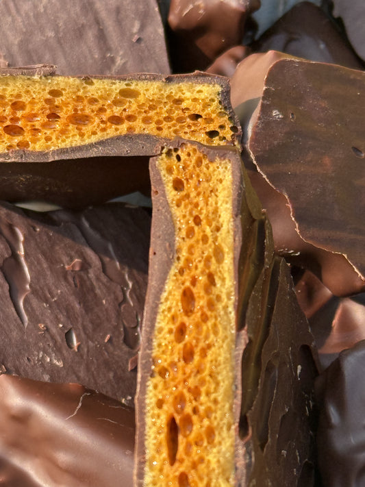 Dark Chocolate dipped Honey Comb