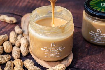 Hand Churned Peanut Butter with Honey