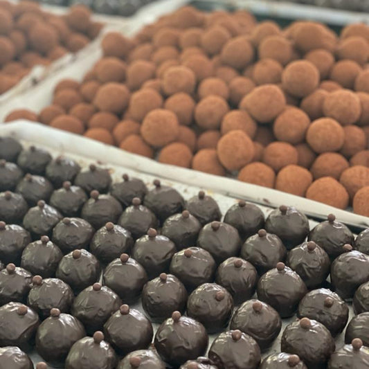 Dark Chocolate Sea Salt Truffles