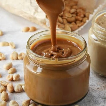 Hand Churned Peanut Butter with Honey