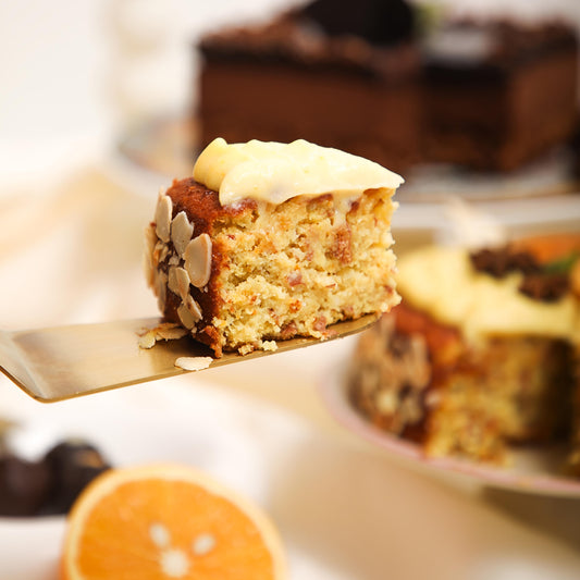 GF Orange Cake with Orange Curd