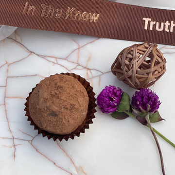Dark Chocolate Roasted Almond Truffles