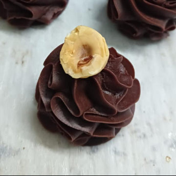 Dark Chocolate Hazelnut Truffles