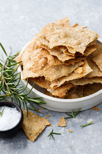 Sourdough Parmesan Crackers